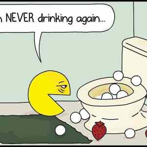 Obrázek '-Pac-man had a rough night-      14.10.2012'