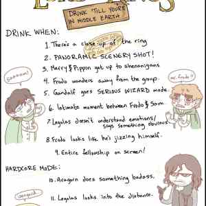 Obrázek '-The Lord of the Rings drinking game-      17.11.2012'