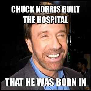 Obrázek '- Chuck Norris -      12.01.2013'