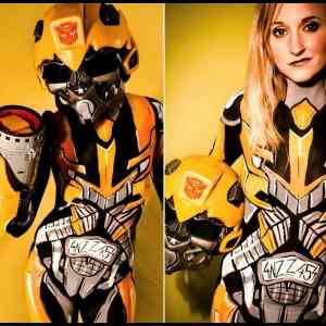 Obrázek '- Cosplay - Body Paint Bumblebee -      13.06.2013'