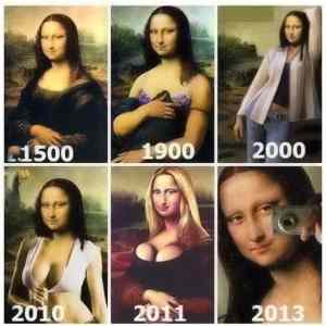 Obrázek '- Mona Lisa evolution -      25.01.2013'