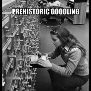 Obrázek '- Prehistoric googling -      06.04.2013'