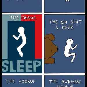 Obrázek '- The illustrated guide to sleeping positions -      29.04.2013'
