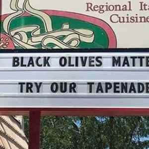 Obrázek '- black olives matter -'
