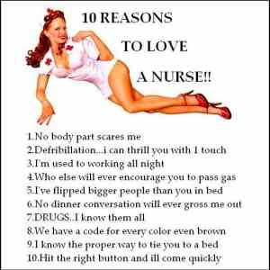 Obrázek '10 reasons to love a nurse'