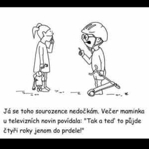 Obrázek '4 roky do prdele'