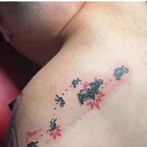 Obrázek 'A scarry tattoo'