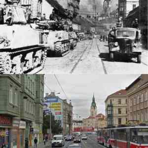 Obrázek 'Americka technika osvobozuje Brno. Dekujeme Americani'