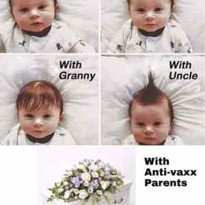 Obrázek 'Anti Vaxx baby'