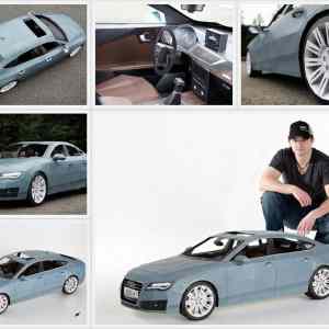 Obrázek 'Audi A7 Paper Model'