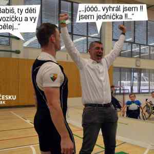 Obrázek 'Babis sportovec'