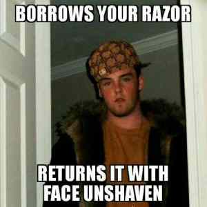 Obrázek 'Borrow razor'