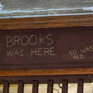 Obrázek 'Brooks was here and Red also'