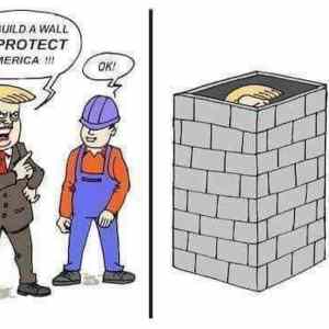 Obrázek 'Build wall save USA'