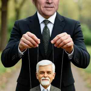 Obrázek 'CZ Globsec Soros loutka na hrade'