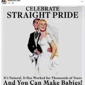 Obrázek 'Celebrate Straight Pride'