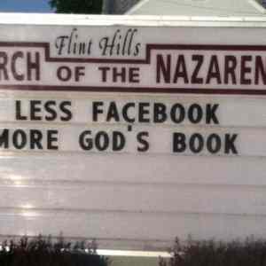 Obrázek 'Church Facebook Sign'
