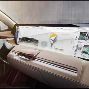 Obrázek 'Cim vic displayu tim vic auto Apple BMW made in China'