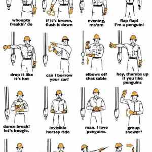 Obrázek 'Construction Site Hand Signals - 24-05-2012'