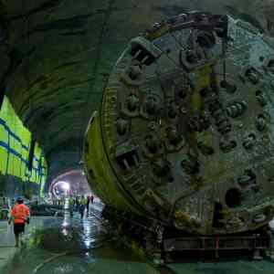 Obrázek 'Cutting Face Tunnel Boring Machine 7 Line Subway Extension 11th Ave  26 4th S...'