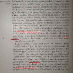 Obrázek 'Delka pohlavniho styku - Kniha o manzelstvi - 1935'