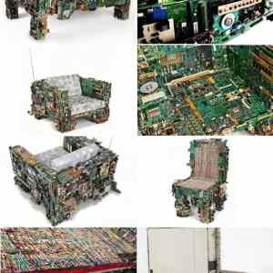 Obrázek 'Designer Makes Furniture from Discarded Electronics'