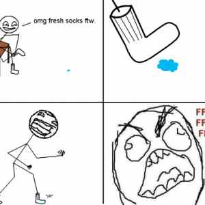 Obrázek 'FFFFFUUUUUUUU socks'