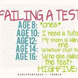 Obrázek 'Failing a test'