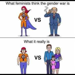 Obrázek 'Feminists Gender War'