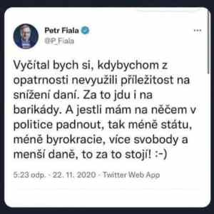 Obrázek 'Fiala jde na barikady'