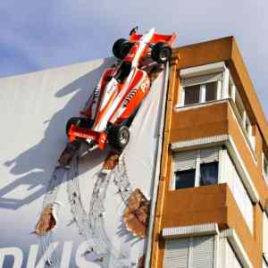 Obrázek 'Formule 1 na zdi'