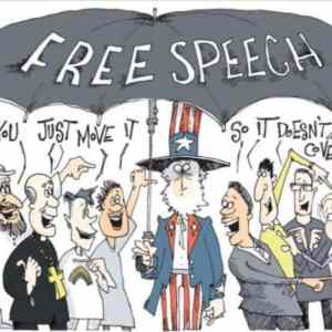 Obrázek 'Free speech should be for everyone'