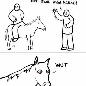 Obrázek 'Get off your high horse - 04-05-2012'