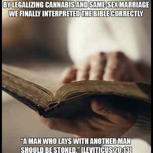 Obrázek 'God Wants Cannabis and Same-Sex Marriage'