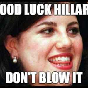 Obrázek 'Good Luck Hillary'