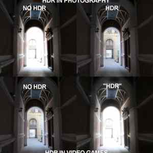 Obrázek 'HDR real vs games'