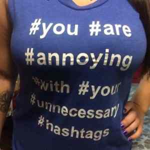 Obrázek 'Hashtag-funny-t-shirt'