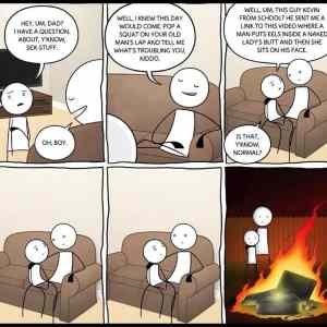 Obrázek 'Having The Chat with dad'