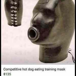 Obrázek 'Hot Dog Eating Contest Mask'
