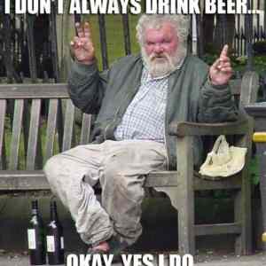 Obrázek 'I dont always drink beer'