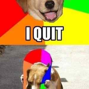 Obrázek 'I quit'
