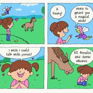Obrázek 'I wish I could talk with ponies'