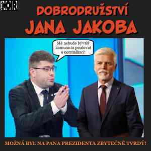 Obrázek 'Jakob je kvalitne blby a kope do vlastnich'