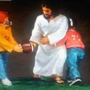 Obrázek 'Jesus playing'