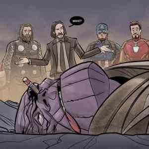 Obrázek 'John Wick vs Thanos'