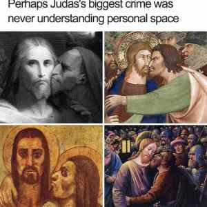 Obrázek 'Judas personal space'