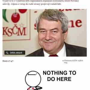 Obrázek 'KSCM nothing to do here h'