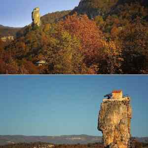 Obrázek 'Katskhi - church built on a pillar'