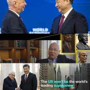 Obrázek 'Klaus Rothschild Schwab with commie spitting on a western civilization'