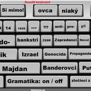 Obrázek 'Klavesnica rusofila'